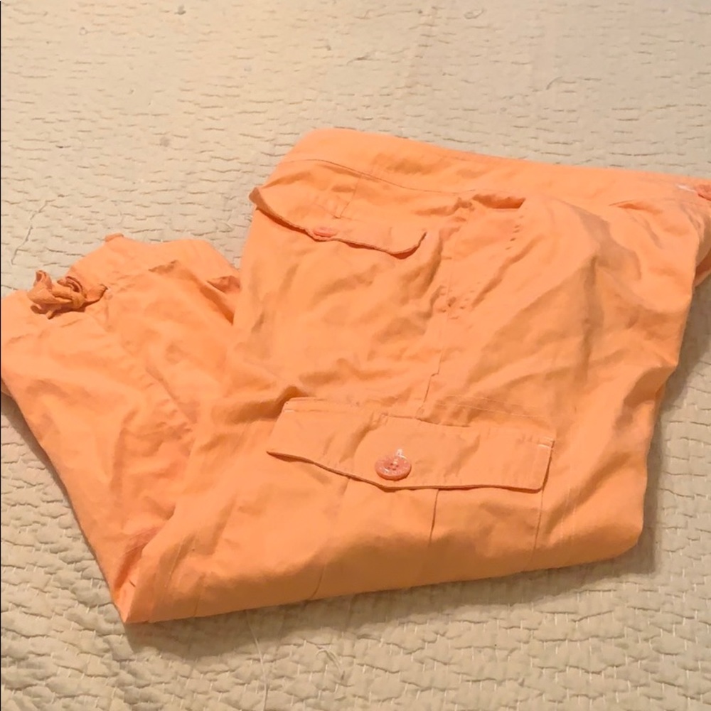 Izod Peach Capris Carpenter Pants